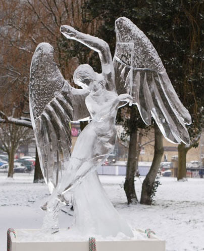 Photo:  Angel Ice Sculpture